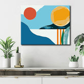 Painting by Numbers Abstract Art Harmony Earth